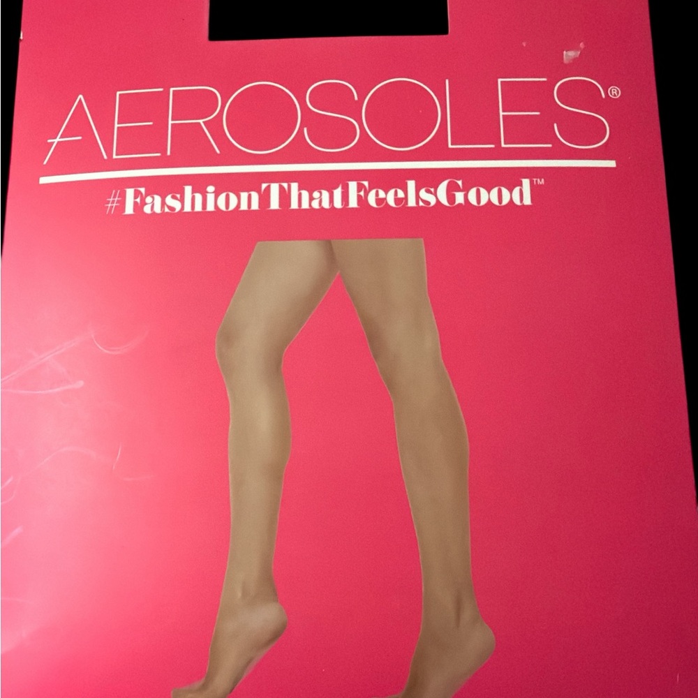 AEROSOLES SIZE GH XLARGE BLACK CONTROL TOP